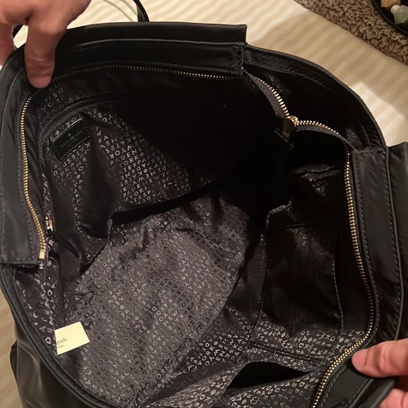 EUC | Black XL Kate Spade Nylon Tote Bag - Picture 5 of 8